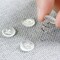 50 Pcs Upholstery Twist Pins Clear Head Fabric Tacks for Sofa Bedskirt Curtain Headliner Repair Pins